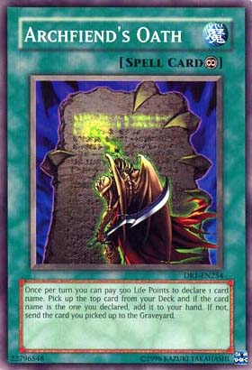 Archfiend's Oath [DR1-EN254] Common | Total Play