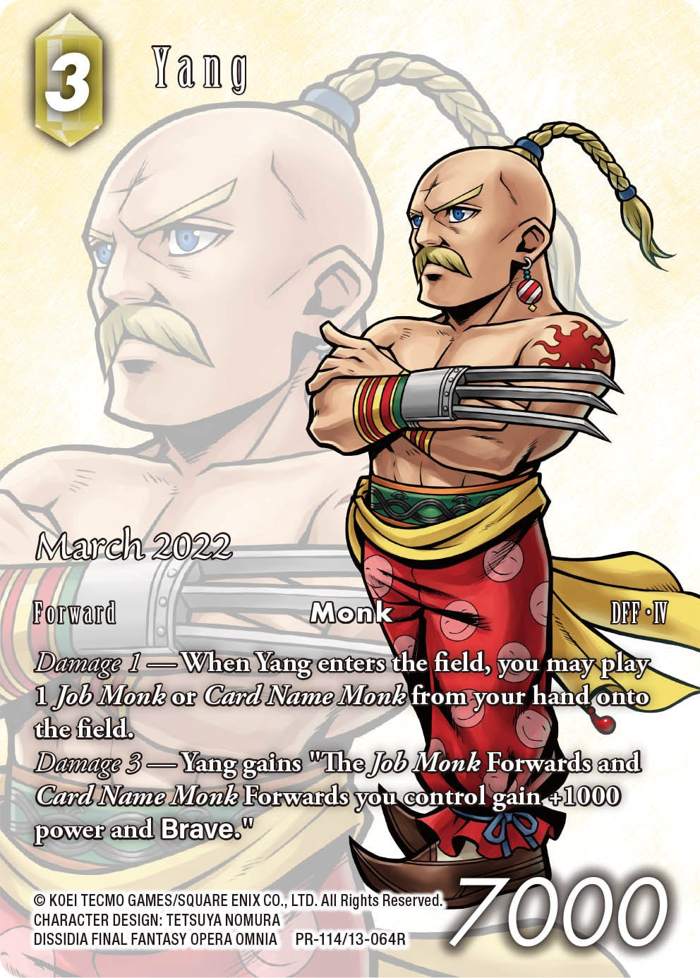 Yang (March 2022) [Opus XIII Promo Cards] | Total Play