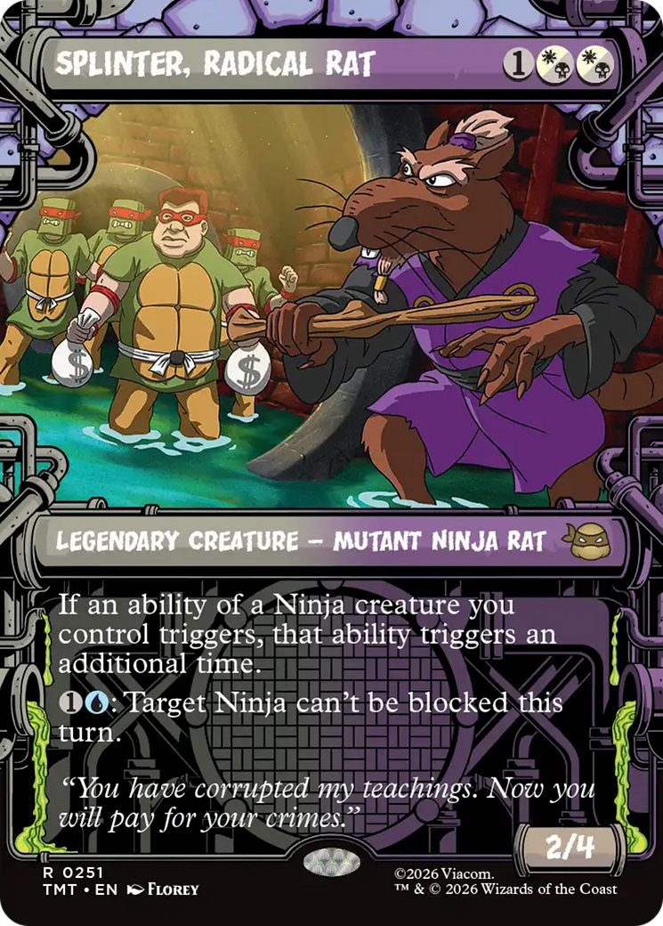 Splinter, Radical Rat (Showcase) [Teenage Mutant Ninja Turtles] | Total Play