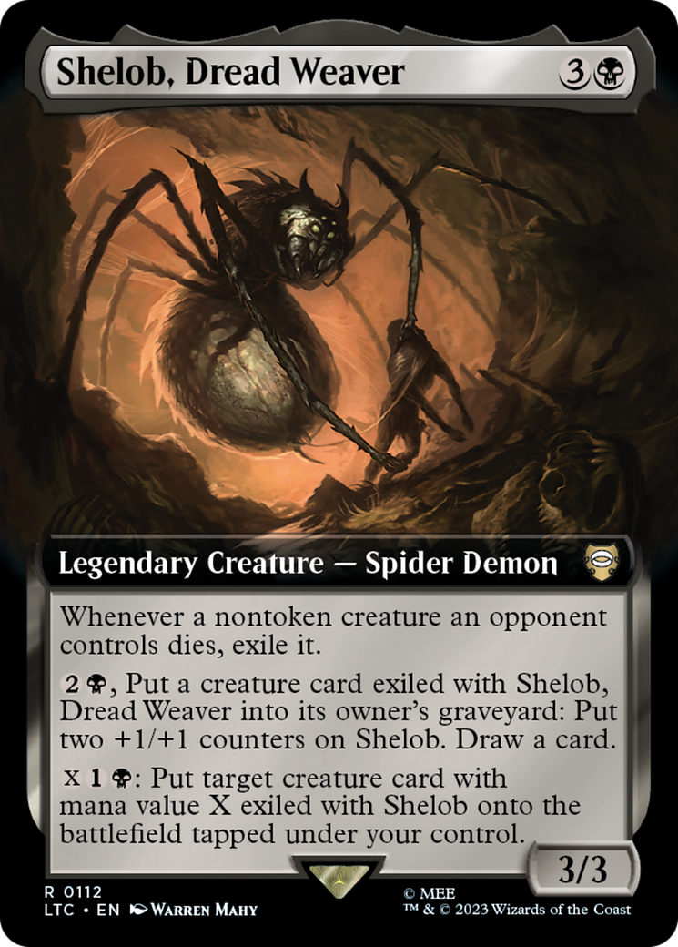 Shelob, Dread Weaver (Extended Art) [The Lord of the Rings: Tales of Middle-Earth Commander] | Total Play