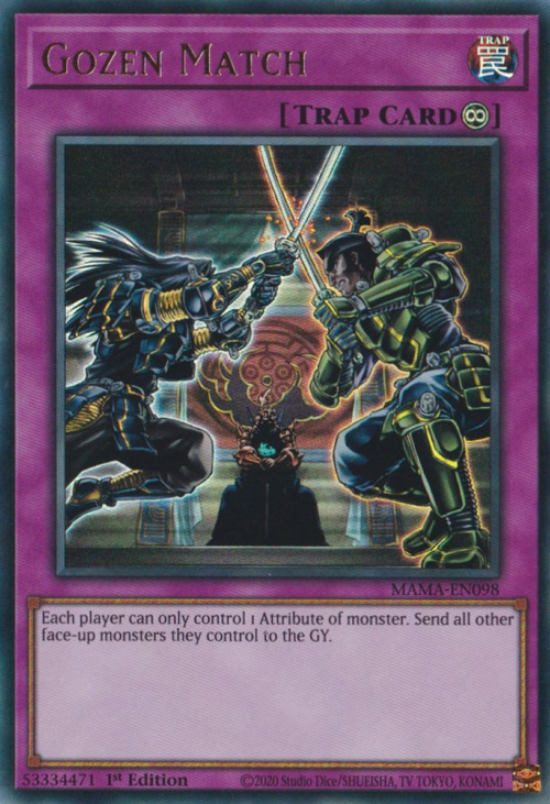 Gozen Match [MAMA-EN098] Ultra Rare | Total Play