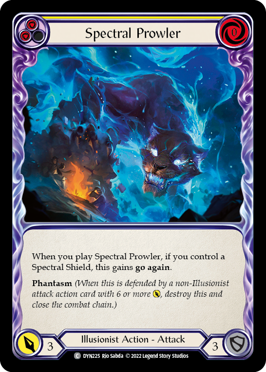 Spectral Prowler (Yellow) [DYN225] (Dynasty) | Total Play