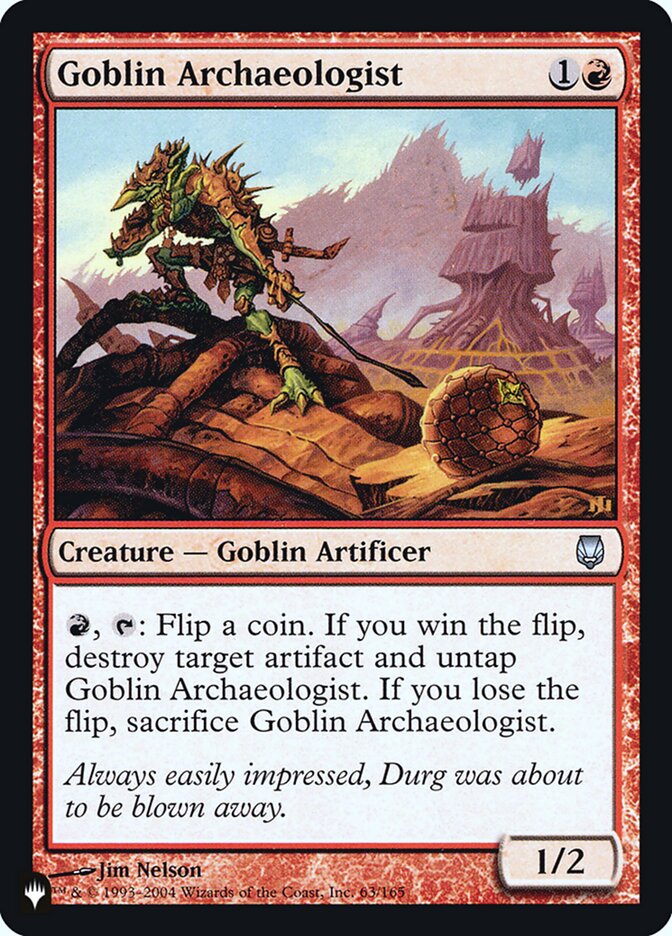 Goblin Archaeologist [Secret Lair: Heads I Win, Tails You Lose] | Total Play