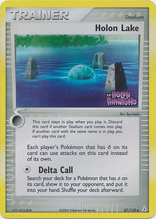 Holon Lake (87/110) (Stamped) [EX: Holon Phantoms] | Total Play