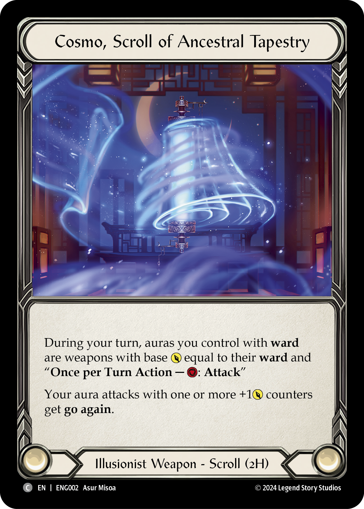 Cosmo, Scroll of Ancestral Tapestry [ENG002] (Part the Mistveil Enigma Blitz Deck) | Total Play