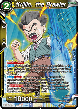 Krillin, the Brawler (BT14-105) [Cross Spirits] | Total Play