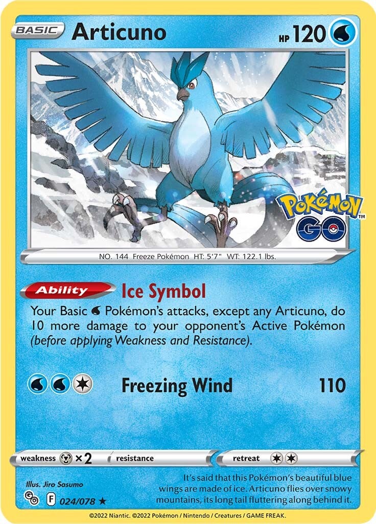 Articuno (024/078) [Pokémon GO] | Total Play
