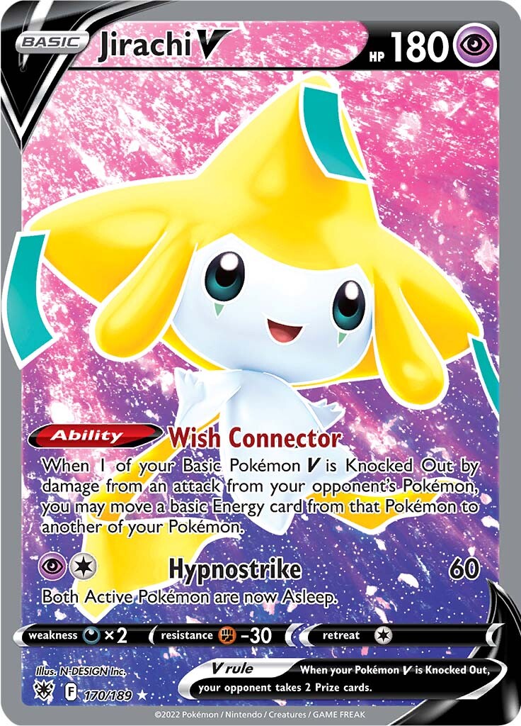 Jirachi V (170/189) [Sword & Shield: Astral Radiance] | Total Play