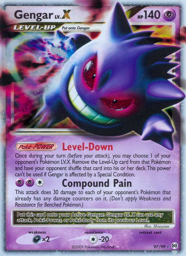 Gengar LV.X (97/99) [Platinum: Arceus] | Total Play