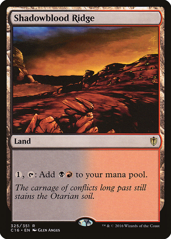 Shadowblood Ridge [Commander 2016] | Total Play