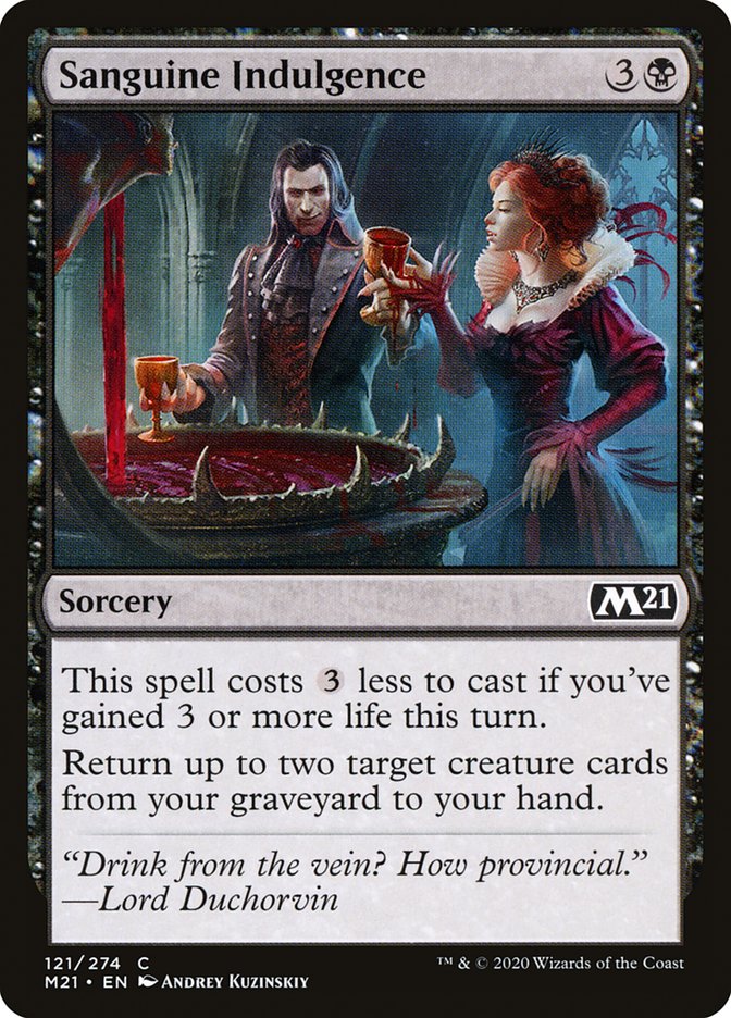Sanguine Indulgence [Core Set 2021] | Total Play