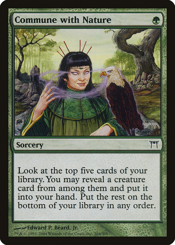 Commune with Nature [Champions of Kamigawa] | Total Play