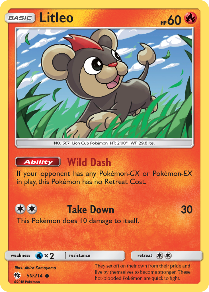 Litleo (50/214) [Sun & Moon: Lost Thunder] | Total Play