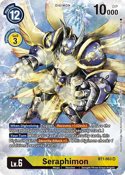 Seraphimon [BT1-063] (Alternate Art) [Dimensional Phase] | Total Play