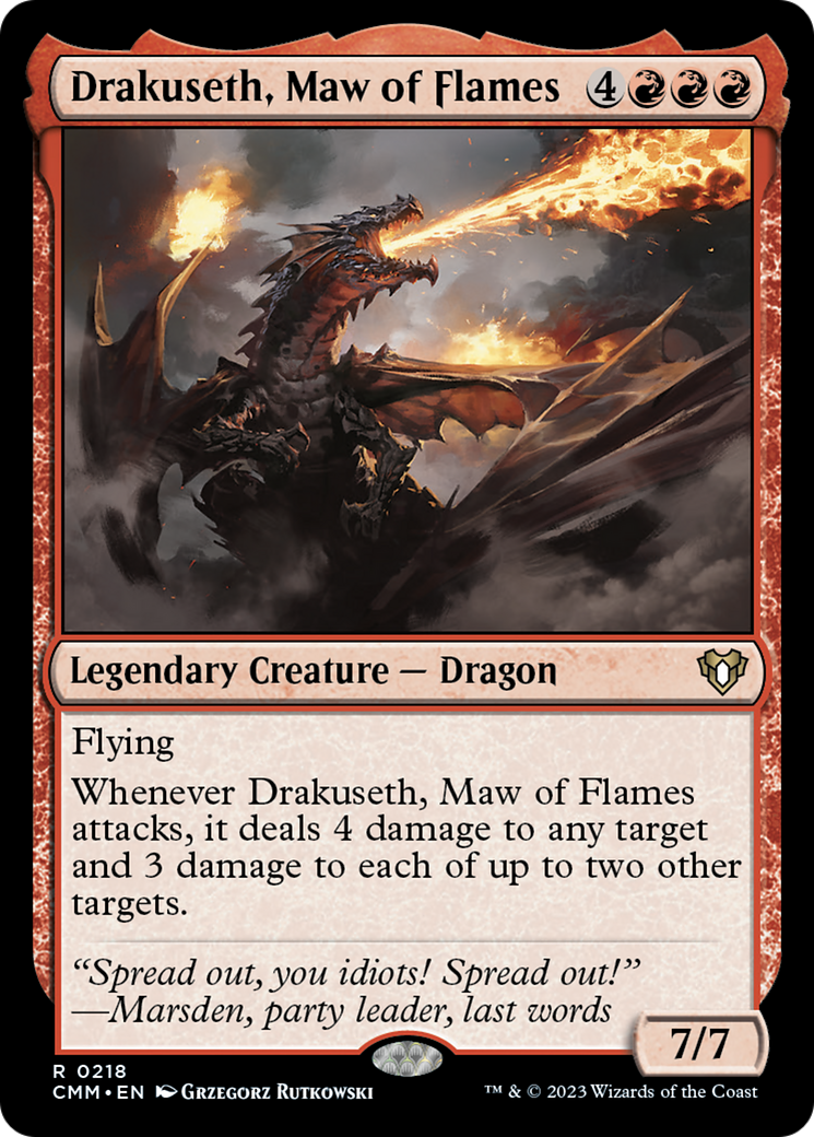 Drakuseth, Maw of Flames [Commander Masters] | Total Play