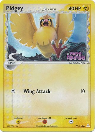 Pidgey (77/110) (Delta Species) (Stamped) [EX: Holon Phantoms] | Total Play