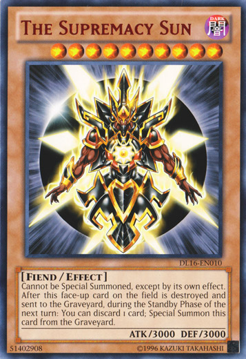 The Supremacy Sun (Red) [DL16-EN010] Rare | Total Play