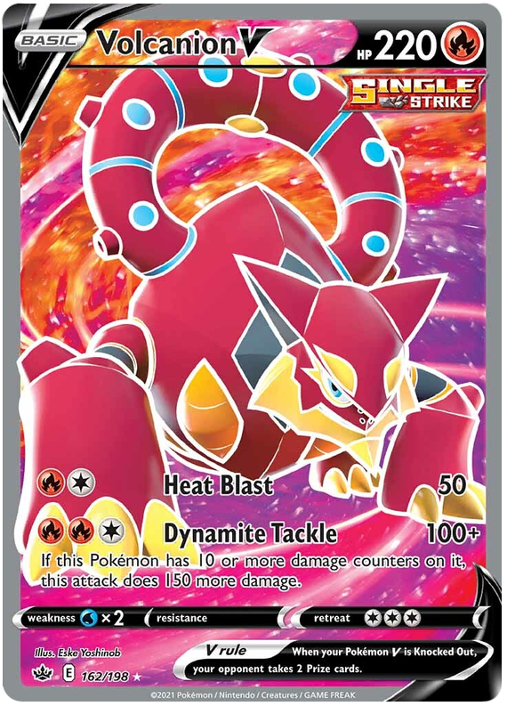 Volcanion V (162/198) [Sword & Shield: Chilling Reign] | Total Play