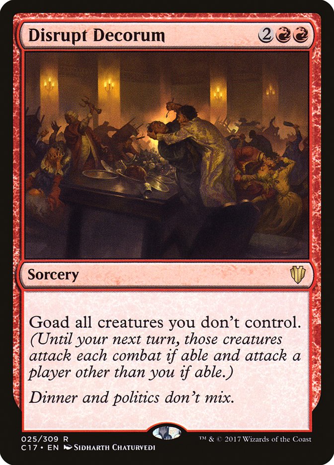 Disrupt Decorum [Commander 2017] | Total Play