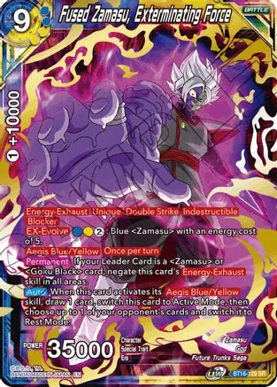 Fused Zamasu, Exterminating Force (BT16-129) [Realm of the Gods] | Total Play