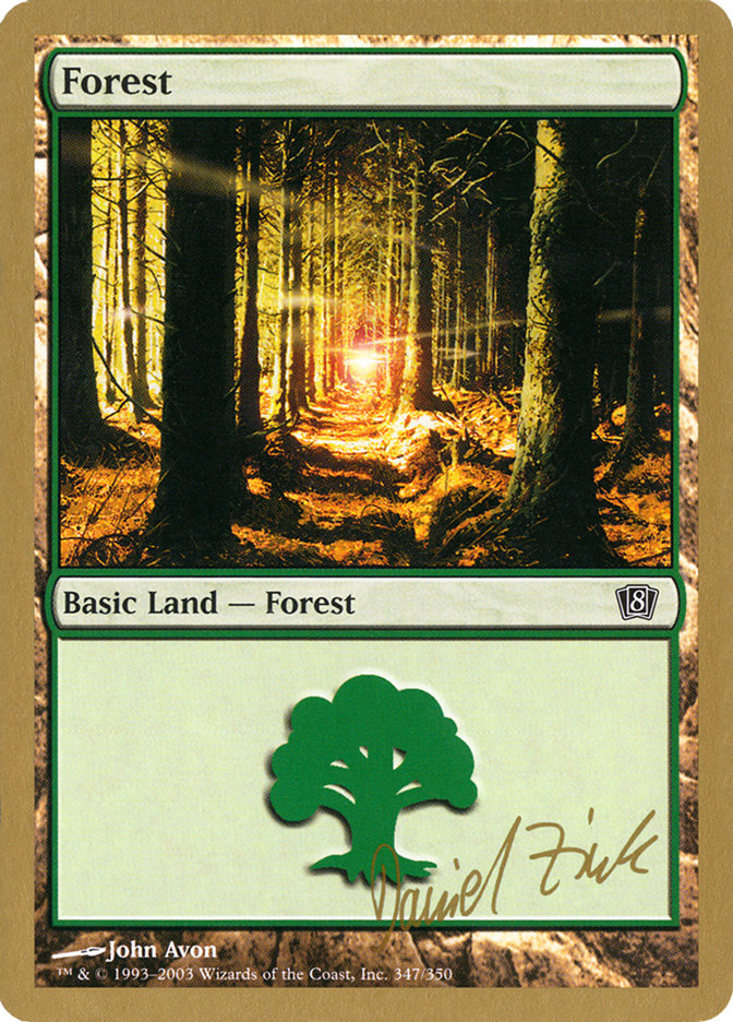 Forest (dz347) (Daniel Zink) [World Championship Decks 2003] | Total Play