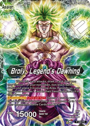 Broly // Broly, Legend's Dawning (P-068) [Mythic Booster] | Total Play