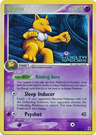 Hypno (23/113) (Stamped) [EX: Delta Species] | Total Play