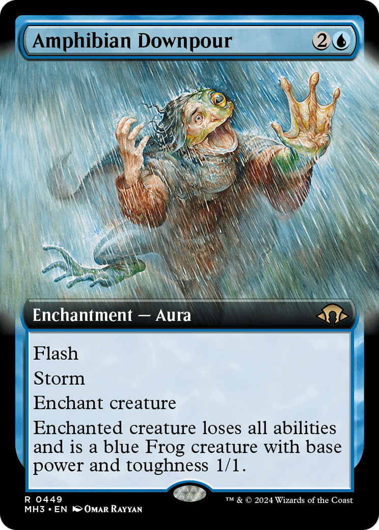 Amphibian Downpour (Extended Art) [Modern Horizons 3] | Total Play