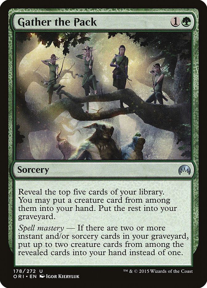 Gather the Pack [Magic Origins] | Total Play