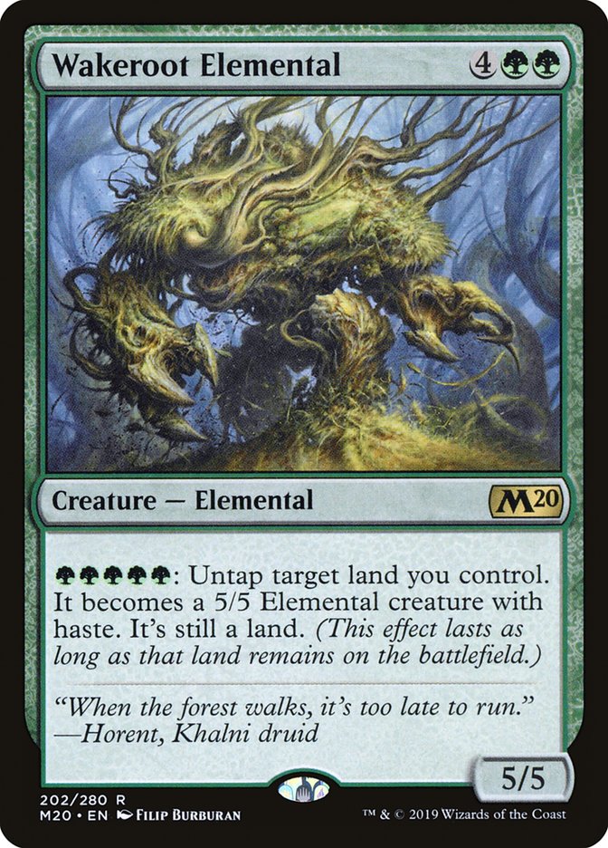 Wakeroot Elemental [Core Set 2020] | Total Play