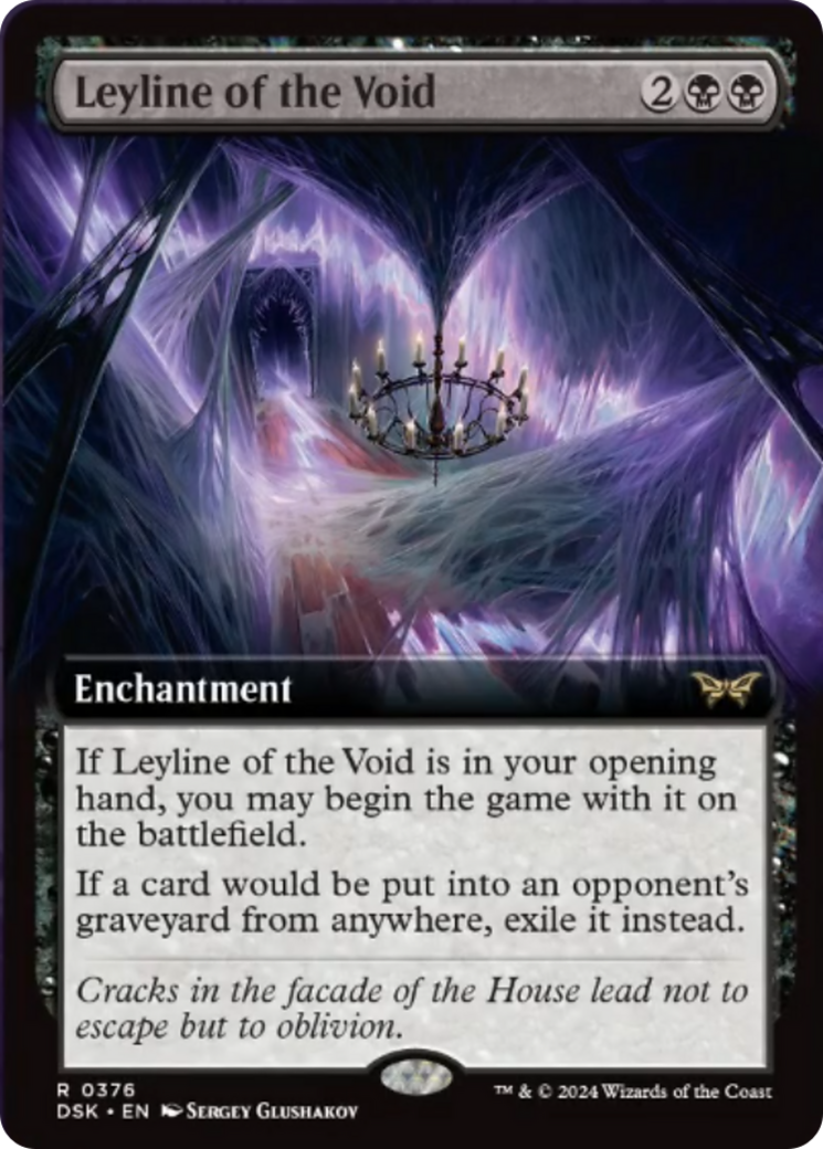 Leyline of the Void (Extended Art) [Duskmourn: House of Horror] | Total Play