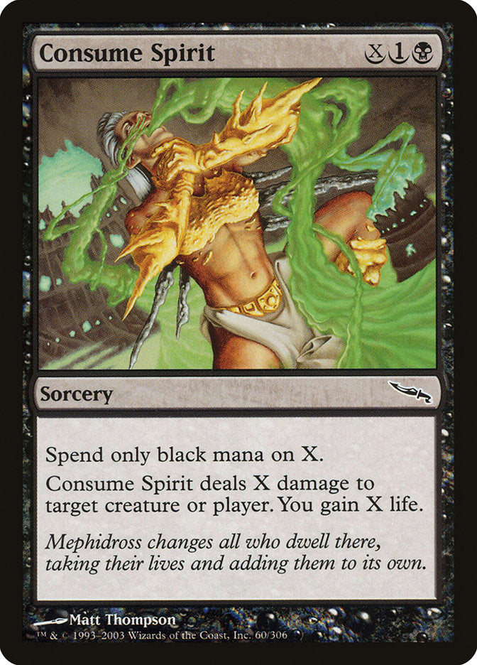 Consume Spirit [Mirrodin] | Total Play