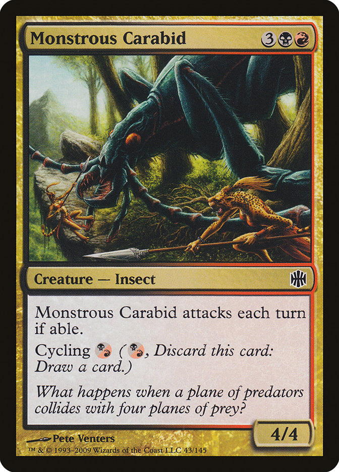 Monstrous Carabid [Alara Reborn] | Total Play