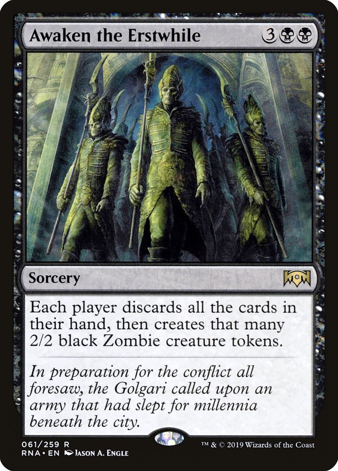 Awaken the Erstwhile [Ravnica Allegiance] | Total Play