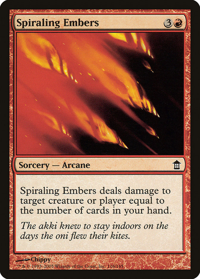 Spiraling Embers [Saviors of Kamigawa] | Total Play