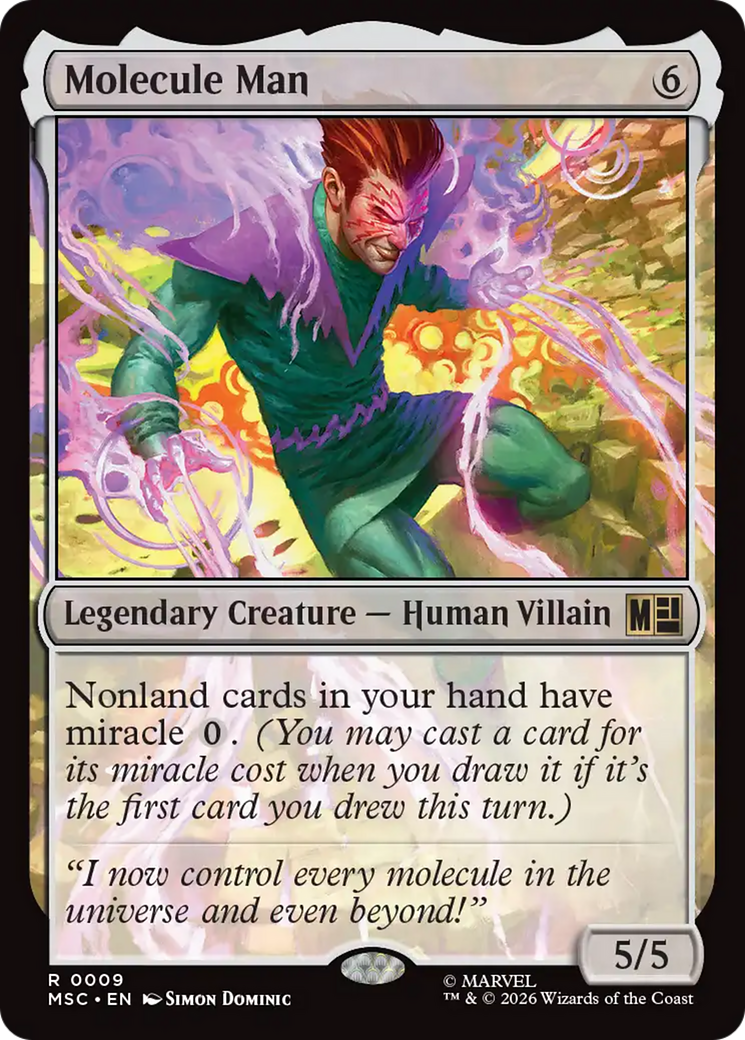 Molecule Man (Surge Foil) [Marvel Super Heroes Commander] | Total Play