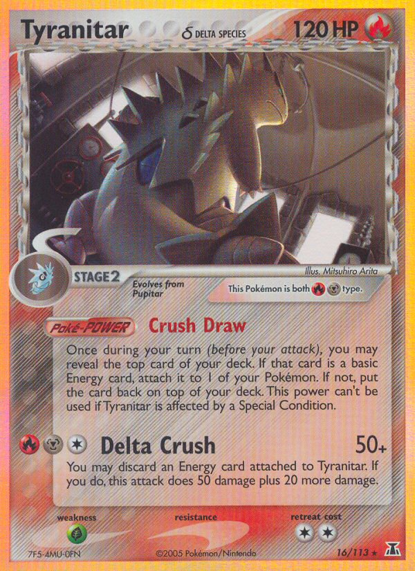 Tyranitar (16/113) (Delta Species) [EX: Delta Species] | Total Play