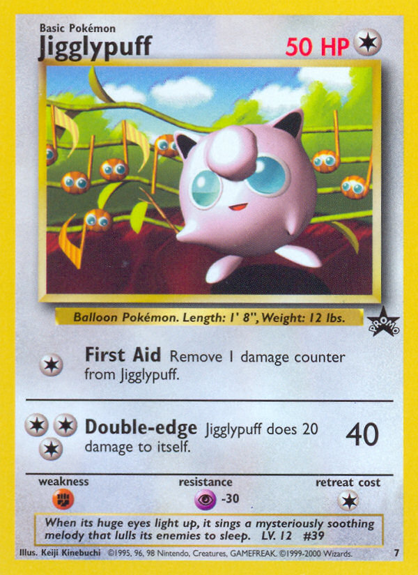 Jigglypuff (7) [Wizards of the Coast: Black Star Promos] | Total Play