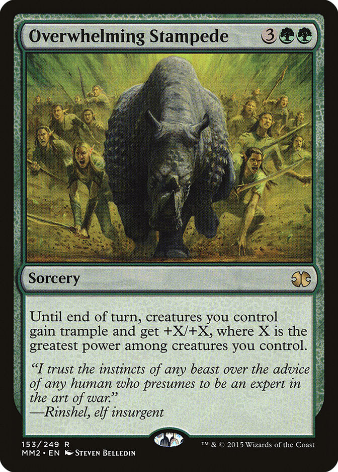 Overwhelming Stampede [Modern Masters 2015] | Total Play
