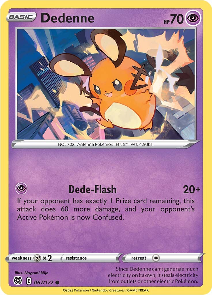 Dedenne (067/172) [Sword & Shield: Brilliant Stars] | Total Play