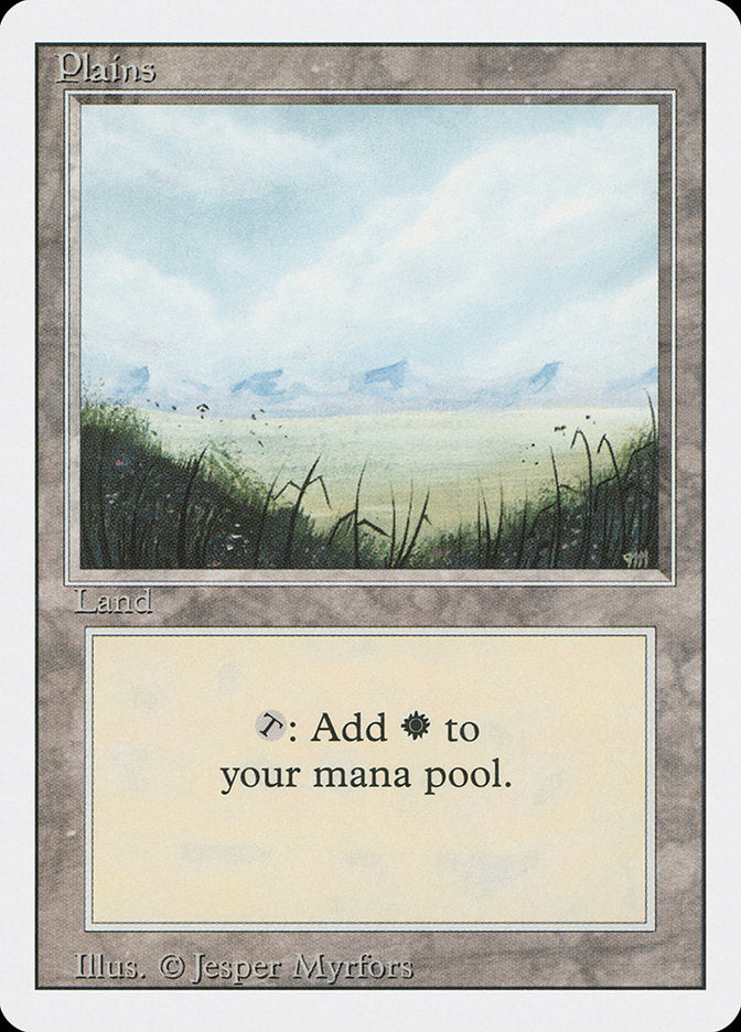 Plains (No Trees / Signature on Right) [Revised Edition] | Total Play