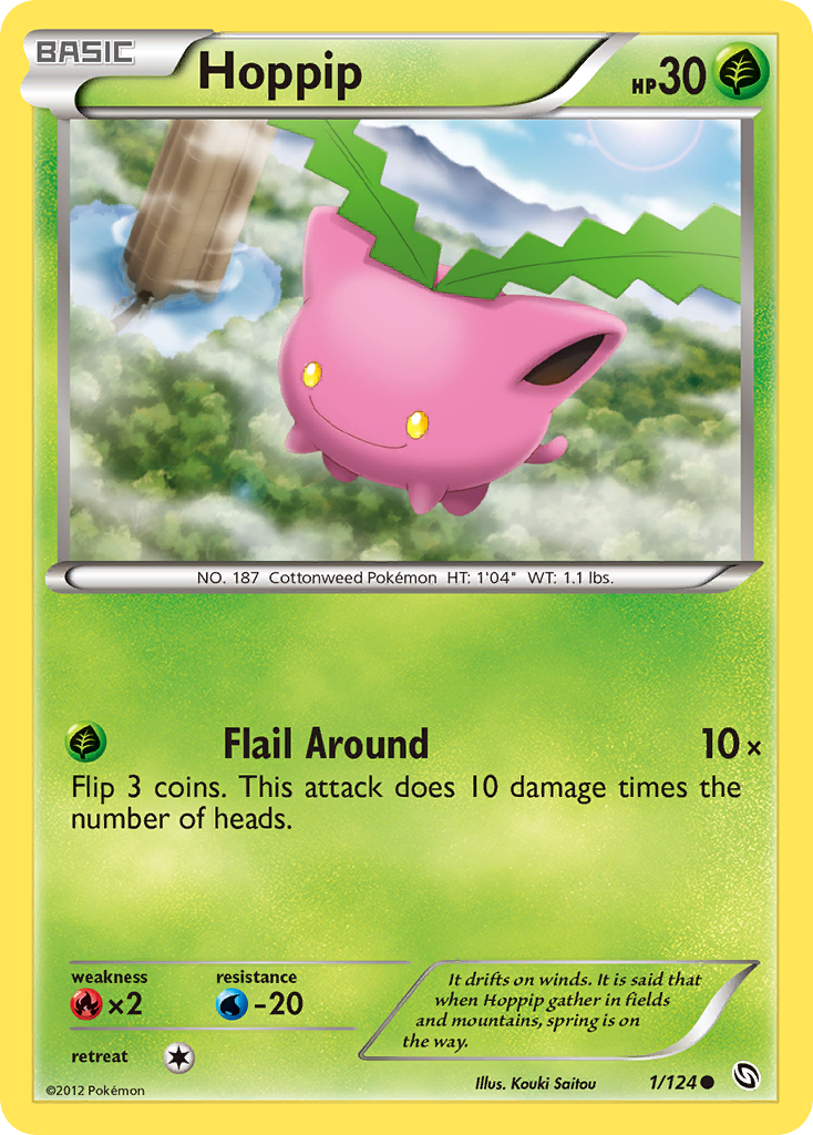 Hoppip (1/124) [Black & White: Dragons Exalted] | Total Play