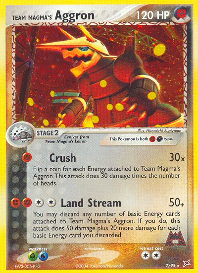 Team Magma's Aggron (7/95) [EX: Team Magma vs Team Aqua] | Total Play