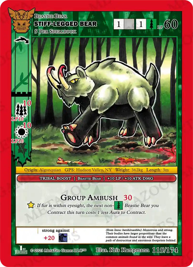 Stiff-Legged Bear [Native: First Edition] | Total Play