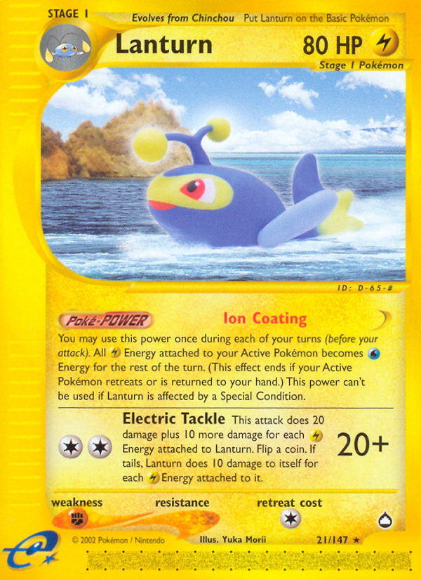 Lanturn (21/147) [Aquapolis] | Total Play