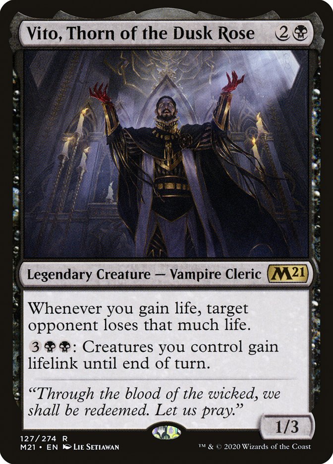 Vito, Thorn of the Dusk Rose [Core Set 2021] | Total Play