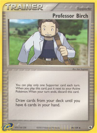 Professor Birch (89/109) [EX: Ruby & Sapphire] | Total Play