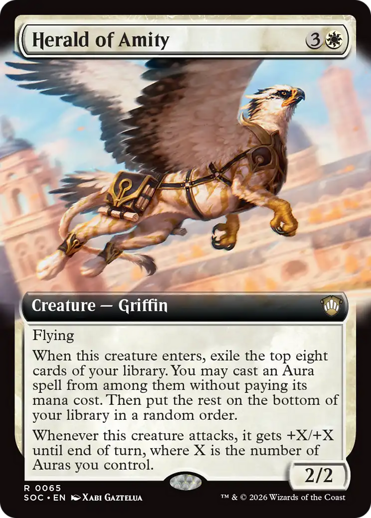 Herald of Amity (Extended Art) [Secrets of Strixhaven Commander] | Total Play