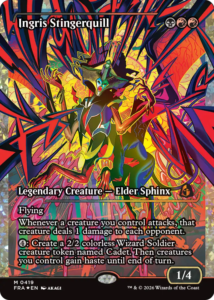 Ingris Stingerquill (Showcase) (Fracture Foil) (0419) [Reality Fracture] | Total Play