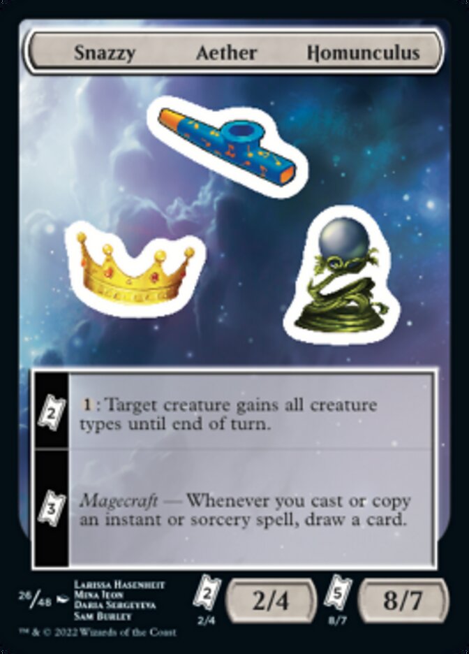 Snazzy Aether Homunculus [Unfinity Stickers] | Total Play